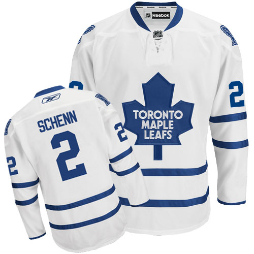 Best Toronto Maple Leafs 2 Luke Schenn White NHL Hockey Jersey